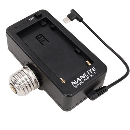 NANLITE NP-F Battery Adapter and Mount for PavoBulb 10C