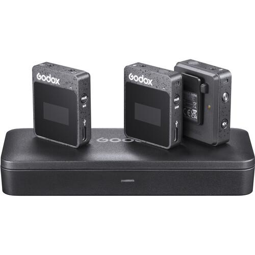 Godox MoveLink II M2 Dual 2.4GHz Wireless Microphone System for Cameras