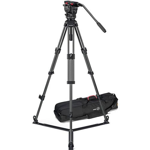 Sachtler System FSB 8 Sideload and 75/2 Carbon Fiber Tripod Legs with Ground Spreader and Bag