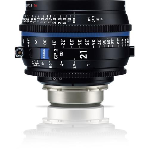Zeiss CP.3 XD 21mm T2.9 Compact Prime Lens (PL Mount, Meters)