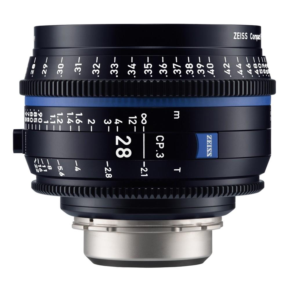 Zeiss CP.3 28mm T2.1 Compact Prime Lens (PL Mount, Meters)