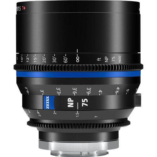 ZEISS Nano Prime 75mm T1.5 Cine Lens - E-mount, Meters