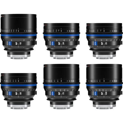 ZEISS Nano Prime 6-Lens Set (Sony E, Meters)