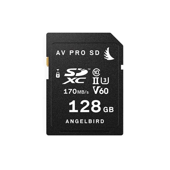 Angelbird AV PRO SD MK2 Card 128GB, UHS-II / V60 / U3 / Class 10, Read Speed: 280 MB/s