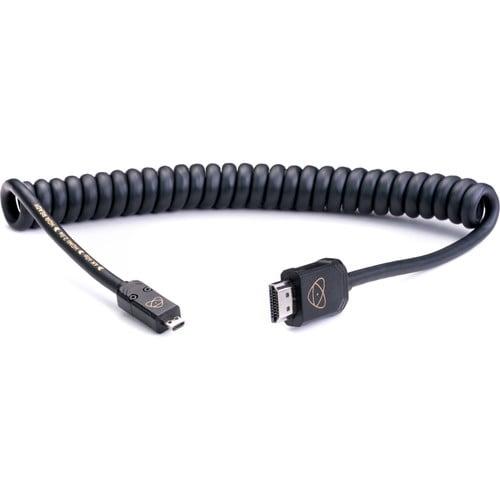 Atomos AtomFLEX HDMI to Micro-HDMI Coiled Cable (16” to 32