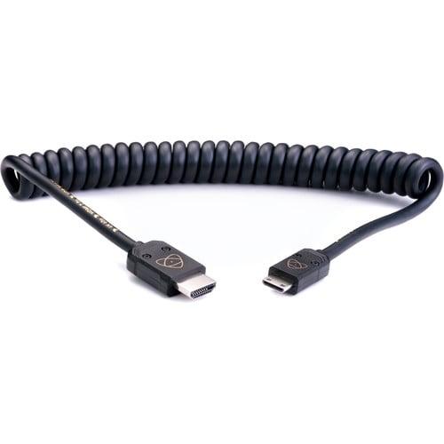 Atomos AtomFLEX HDMI to Mini-HDMI Coiled Cable (16” to 32