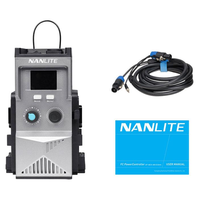 NANLITE Control station & V mount battery mount for FC series