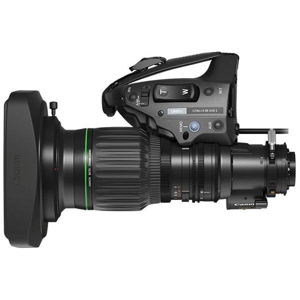 Canon 2/3” 4.3-60mm 4K broadcast zoom lens