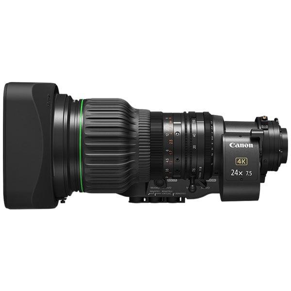 Canon 2/3” 7.5-180mm 4K broadcast zoom lens