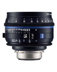 Zeiss CP.3 15mm T2.9 Compact Prime Lens (PL Mount, Meters)