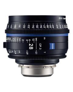 Zeiss CP.3 28mm T2.1 Compact Prime Lens (PL Mount, Meters)