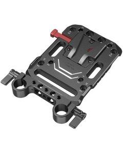 SmallRig V Mount Battery Plate with Dual 15mm Rod Clamp