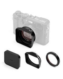 NISI Filter FOR FUJI X100 SERIES (UV Filter, Lens Hood and Cap Kit) BLACK