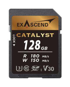 Exascend Catalyst SD Card 128GB, UHS-I / V30 / U3 / Class 10, Read:180 MB/s, Write:150 MB/s