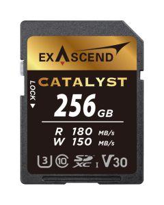 Exascend Catalyst SD Card 256GB, UHS-I / V30 / U3 / Class 10, Read:180 MB/s, Write:150 MB/s