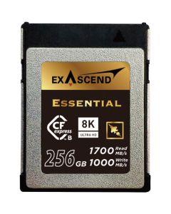 Exascend Essential CFexpress  Type B Card 256GB/ Read: 1800 MB/s, Write: 1700 MB/s