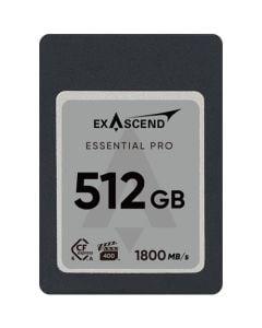 Exascend Essential Pro CFexpress TypeA  4.0 Card 512GB/ Read: 1800 MB/s, Write: 1650 MB/s