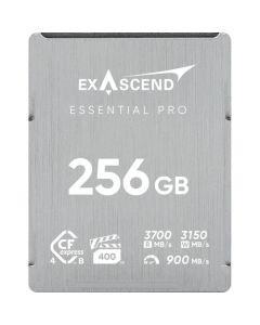 Exascend Essential Pro CFexpress TypeB Card 256GB/ Read: 3750 MB/s, Write: 3350 MB/s ,VPG-400