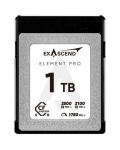 Exascend Element Pro CFexpress TypeB Card 1TBGB/ Read: 3500 MB/s, Write: 3100 MB/s