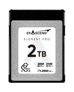 Exascend Element Pro CFexpress TypeB Card 2TBGB/ Read: 3500 MB/s, Write: 3100 MB/s