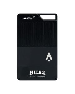 Exascend Nitro Portable SSD 8TB / Read:3100 MB/s, Write:3000 MB/s Black Color