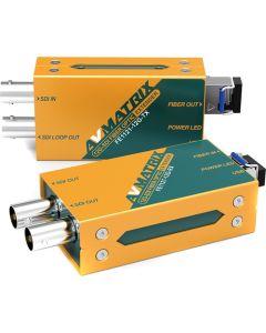 AVMatrix 10km 12G-SDI Fiber Optic Extender