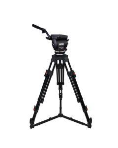 Cartoni Focus 22 Fluid Head with H602 Tripod Legs & Ground Spreader (100mm)