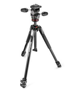 Manfrotto 190X Tripod with 804 3-Way Head and Quick Release Plate (MK190X3-3W1)