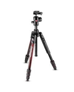 Manfrotto Befree Advanced Travel Aluminum Tripod with Ball Head (Twist Locks, Red)