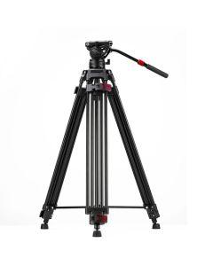 Provision Professional DV3 Aluminium Video Tripod Kit with Fluid Head and Bag