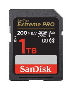 SanDisk SDXC Card Extreme Pro - 2TB, 250MB/s, V30, UHS-I, U3 for 4K Video