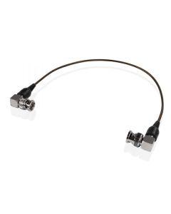 SHAPE SKINNY 90-DEGREE BNC CABLE 12 INCHES BLACK
