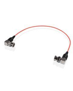 SHAPE SKINNY 90-DEGREE BNC CABLE 12 INCHES RED
