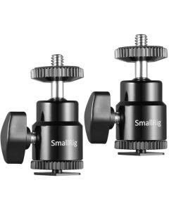 SmallRig 1/4" Camera Hot Shoe Mount with Additional 1/4" Screw (2pcs Pack)