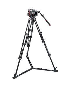 Manfrotto 509HD Video Head with 545GB Tripod Legs, Ground Spreader & Padded Bag