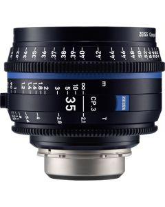 Zeiss CP.3 35mm T2.1 Compact Prime Lens (Canon EF Mount, Meters)