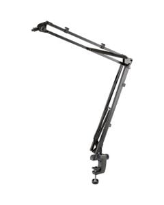 K&M Broadcast Microphone Desk Arm with Clamp extension range 0.4m to 0.9m