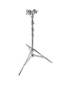 Avenger Overhead Steel Stand 65 with 2 Leveling Legs (Chrome-plated, 21')