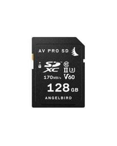 Angelbird AV PRO SD MK2 Card 128GB, UHS-II / V60 / U3 / Class 10, Read Speed: 280 MB/s