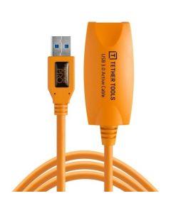 Tether Pro USB 3.0 Active Extension, 16', Hi-Visibility ORG