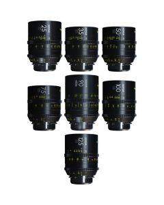 DZOFilm VESPID 7-Lens Kit B (PL Mount) 25, 35, 50, 75, 100, 125 and 90mm Macro