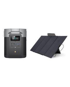 EcoFlow DELTA MAX  2000 Portable Power Station (2400W,2016Wh) + Ecoflow Solar Panel - 400W