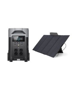 EcoFlow DELTA Pro Portable Power Station(3600WH, 3600W) + Ecoflow Solar Panel - 400W