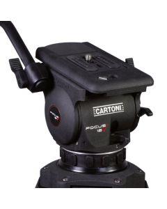 Cartoni Focus 12 Fluid Head 100mm  + 1 telescopic handle