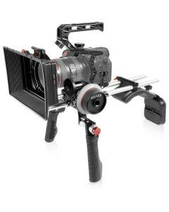 SHAPE Canon EOS R5C, R5, R6 Shoulder Mount Kit Matte Box Follow Focus