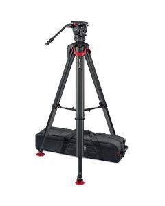 Sachtler aktiv8T flowtech75 MS Tripod System - Touch&Go and mid-level spreader