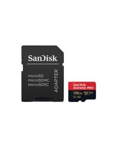 SanDisk Extreme Pro microSD UHS I Card 128GB for 4K Video on Smartphones, Action Cams & Drones 200MB/s Read, 90MB/s Write,