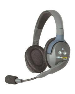 Eartec UltraLITE Double Remote Headset - Full Duplex Wireless Headset w/ Dual Speakers