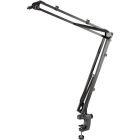 K&M Broadcast Microphone Desk Arm with Clamp extension range 0.4m to 0.9m