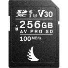 Angelbird AV PRO SD MK2 Card 256GB, UHS-I / V30 / U3 / Class 10, Read:100 MB/s Write:52 MB/s 4k